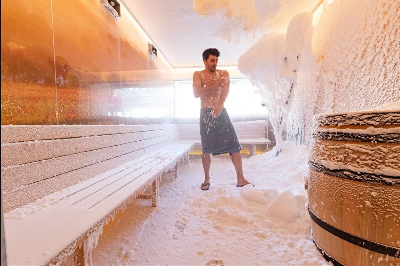 Schneesauna