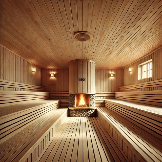 Finnische Sauna