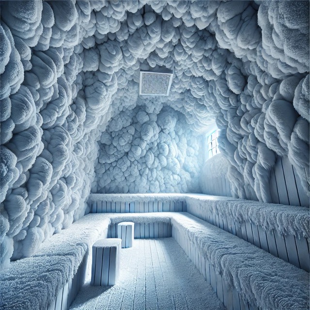 Schneesauna