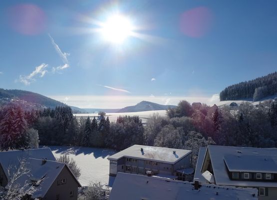 Aussicht-Winter Ferienhaus Schmuckkästle