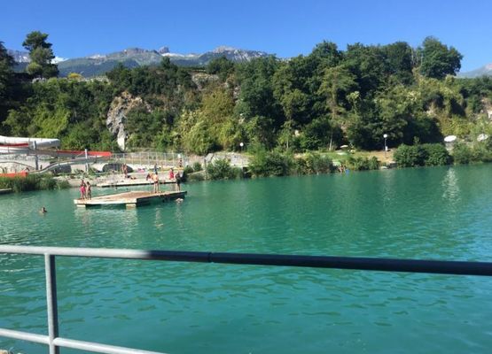 Lac de Geronde - Schwimbadteil und Strandbad