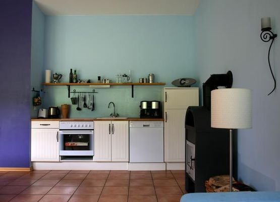 Voll ausgestattete Küche mit Spülmaschine & Co Mediter