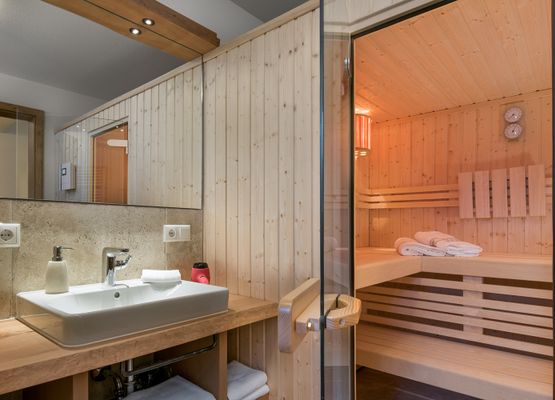 Badezimmer 1 - Sauna mit Infrarotwärme